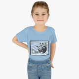 Panda Bear Stamp Baby Onesie