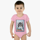 Kitten Stamp Baby Onesie