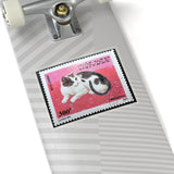 Black and White Cat Stamp Sticker