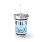 Piano Keys Stamp Acrylic Cup