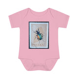 Beetle Stamp Baby Onesie