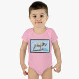 Bighorn Sheep Stamp Baby Onesie