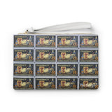 Pharmacy Medicine Stamp Clutch Bag