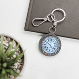 Faux Clock Watch Keyring