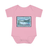 Mountains of Asia Stamp Baby Onesie