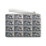 Texas Stamp Clutch Bag