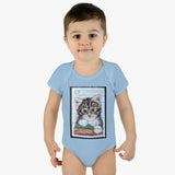 Kitten Stamp Baby Onesie