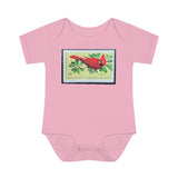Cardinal Stamp Baby Onesie