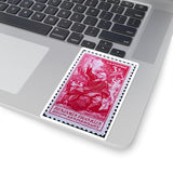 Ben Franklin Stamp Sticker