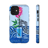 Skeleton Rose Tough Phone Case