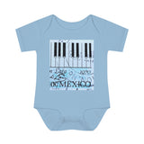 Piano Keys Stamp Baby Onesie