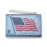 US Flag Clutch Bag