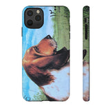 Basset Hound Dog Tough Phone Case