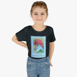 Mushroom Red Stamp Baby Onesie