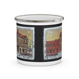 Architecture 1982 Stamp Enamel Mug