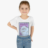 White Persian Cat Stamp Baby Onesie