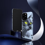 Black Cat Tough Phone Case