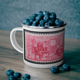 Betsy Ross Stamp Enamel Mug