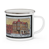 Architecture 1982 Stamp Enamel Mug
