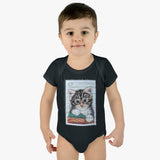 Kitten Stamp Baby Onesie