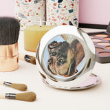 Boxer Dog Compact Travel Mirror