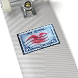 Air Mail USA Stamp Sticker