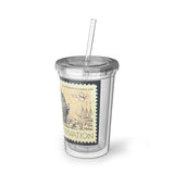 San Fran Cable Car Stamp Acrylic Cup