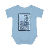 Great Smokey Mountains Stamp Baby Onesie