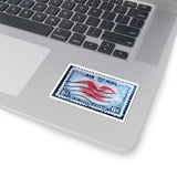 Air Mail USA Stamp Sticker