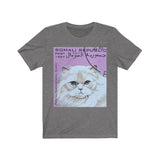 White Cat Stamp T-shirt