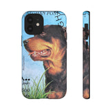 Rottweiler Dog Tough Phone Case