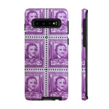 Edgar Allan Poe Stamps Tough Phone Case