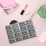 Texas Stamp Clutch Bag
