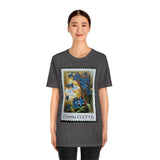 Blue Flowers Stamp T-Shirt