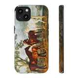 Wild Horses Stamp - Tough Phone Case