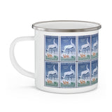 Whooping Crane 1975 Stamp Enamel Mug
