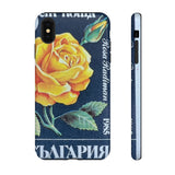 Yellow Rose Flower Tough Phone Case