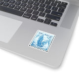 Blue Eagle Stamp Sticker