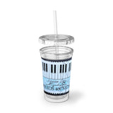 Piano Keys Stamp Acrylic Cup