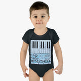 Piano Keys Stamp Baby Onesie