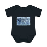 Espresso Blue Baby Onesie