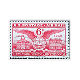 Alexandria VA Stamp Sticker