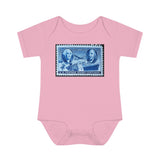 George & Ben Stamp Baby Onesie