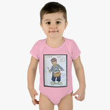 Little Drummer Kid Stamp Baby Onesie