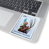 African Instrument Stamp Sticker