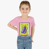 Eggplant Vegetable Stamp Baby Onesie