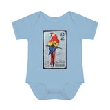 Parrot Bird Stamp Baby Onesie