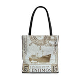 Ship at Sea Tote Bag