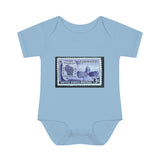 Wisconsin Stamp Baby Onesie