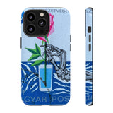 Skeleton Rose Tough Phone Case